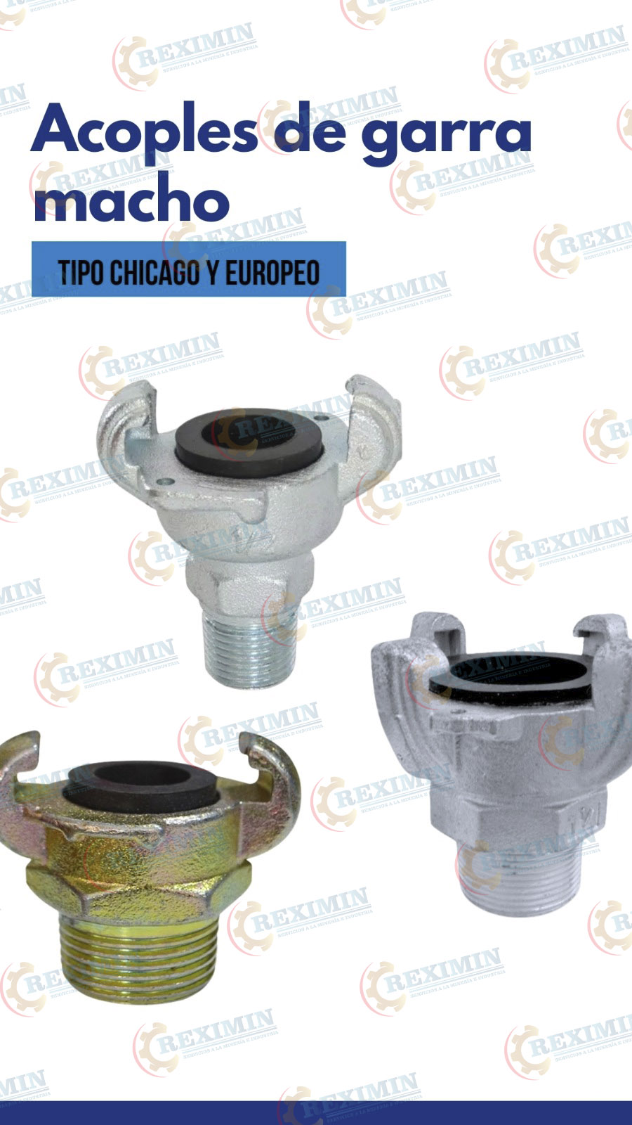 Acoples Tipo Garra Macho