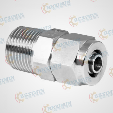 Conector Macho NPT para Tubo