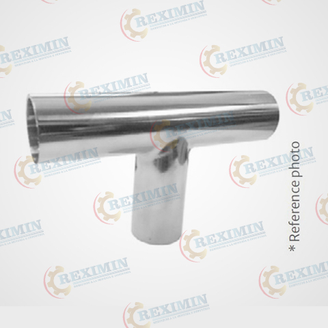 TEE SANITARIA ASTM A270 C-304 3A EXTREMOS SOLDABLES
