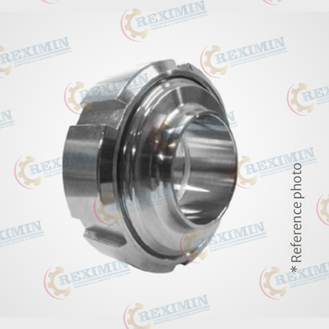 UNIÓN UNIVERSAL SANITARIA ASTM A270 316 SMS EMPAQUETADURA SILICONA EXTREMOS SOLDABLES