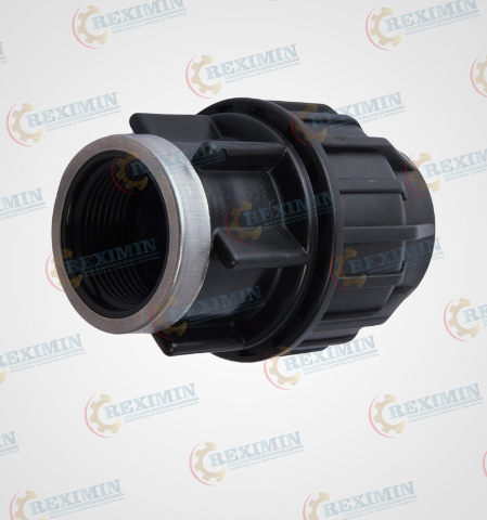 ADAPTADOR HDPE COMPRESIÓN R/HEMBRA PN-16