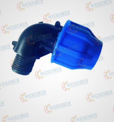 CODO HDPE COMPRESIÓN R/MACHO PN-10
